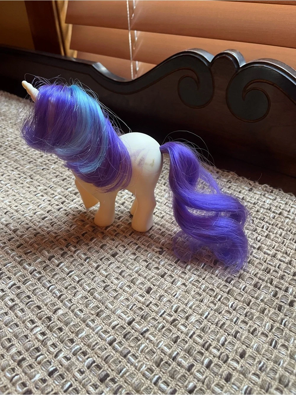 Vintage My Little Pony So Soft Best Wishes Glory Birthflower Sunlight Rainbow